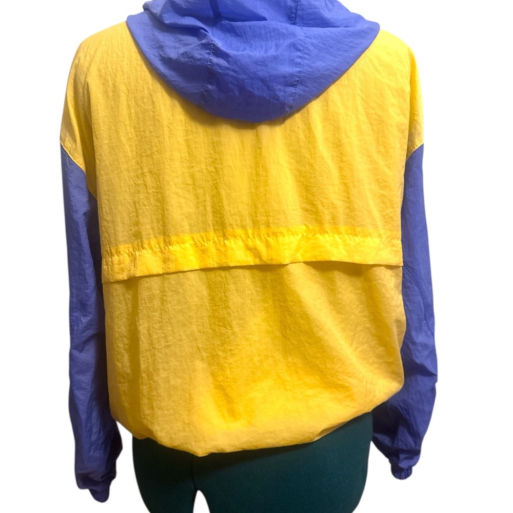 Nike Windbreaker Jacket Purple and Yellow Retro-Inspired - Size M - Picture 5 of 9